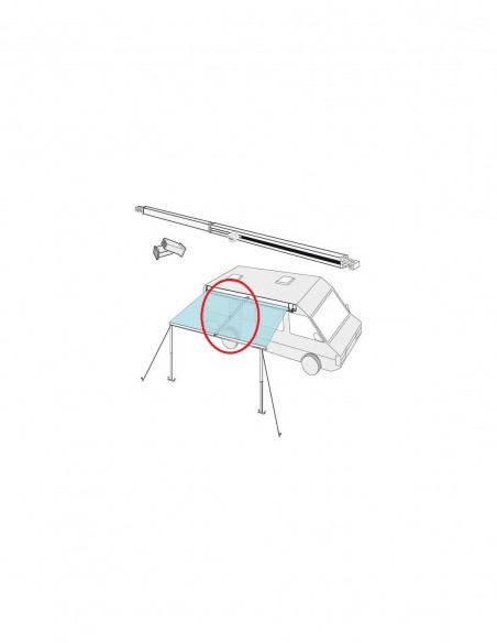 Chevron Universel pour tello F45 Fiamma