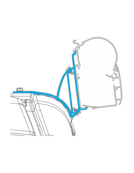 Adattatore Dometic in VW T5/T6 Multivan con tenda PerfectWall