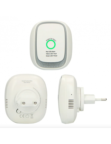 Detector de gas natural/metano Plug&Play