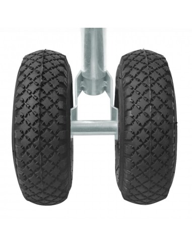 Doble Rueda Jockey 48mm para Estabilidad en Caravanas | Vidacampista