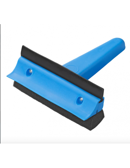 Limpiacristales y raqueta hielo de 13,5 cm con esponja 3 en 1