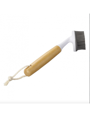 Pennello in silicone con maniglia in bambù