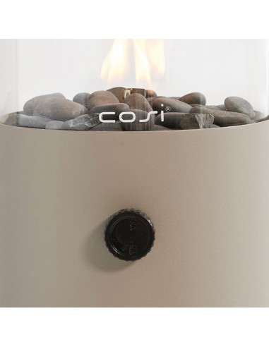 Lampada a gas Cosiscoop colore avorio TAUPE