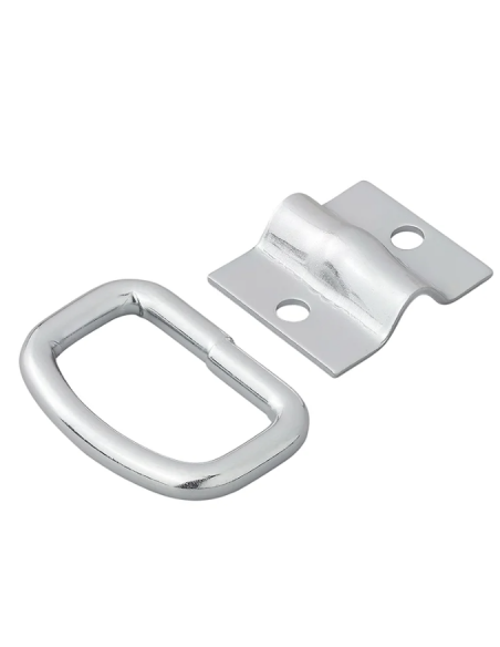 Argolla de sujección de anillo en D, 2 partes , 42 x 36 mm PED 51889