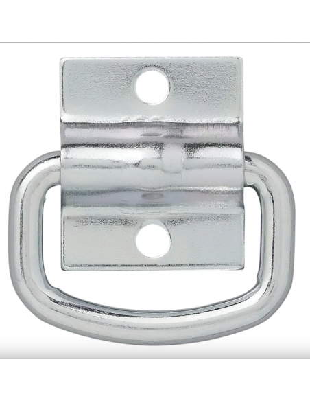 Argolla de sujección de anillo en D, 2 partes , 42 x 36 mm PED 51889