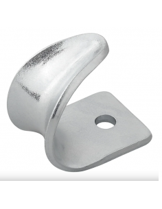 Garfio gancho metálico atornillado 37 x 25 x 3 mm