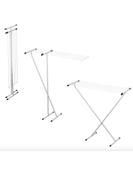 Tendedero plegable de rejilla con 6 alambres.