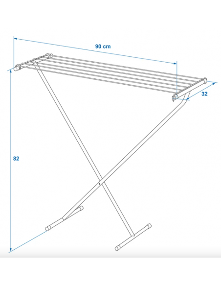 Nastro pieghevole con 6 fili.