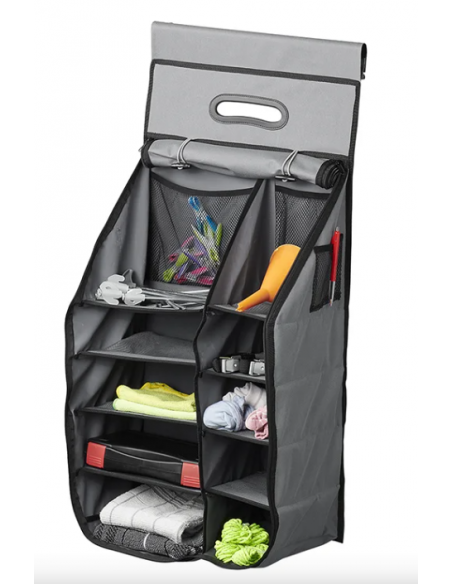 14 organizzatore tascabile con cerniera da 7 mm e canutillo