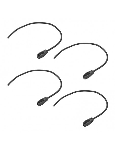 Cavo di presa elastico regolabile 100cm x4 unità