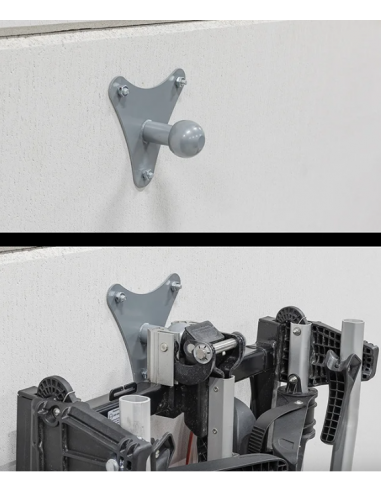 Soporte de pared para portabicicletas de bola