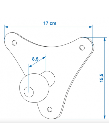 Soporte de pared para portabicicletas    PED 51889