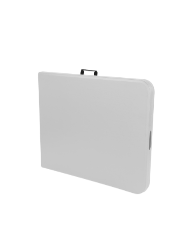Tavolo pieghevole in resina 180 x 70 x 74 cm bianco