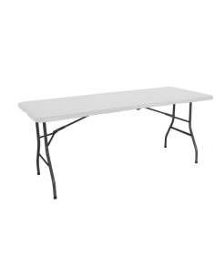 Mesa plegable 180 x 70 x 74 cm blanca