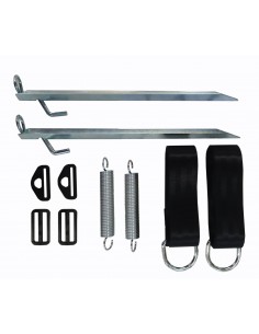 Set cinchas frontales para avance UNI Negra