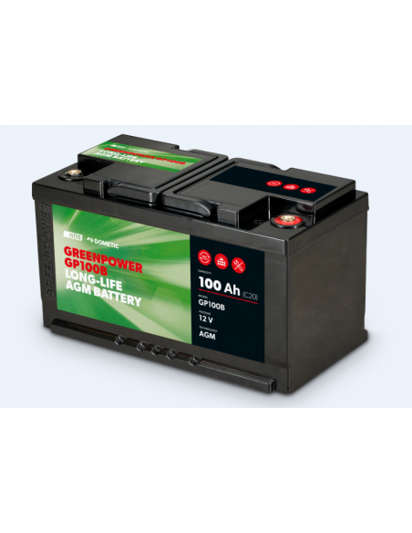 Batteria aggiuntiva Premium NDS di AGM 100A Green Power