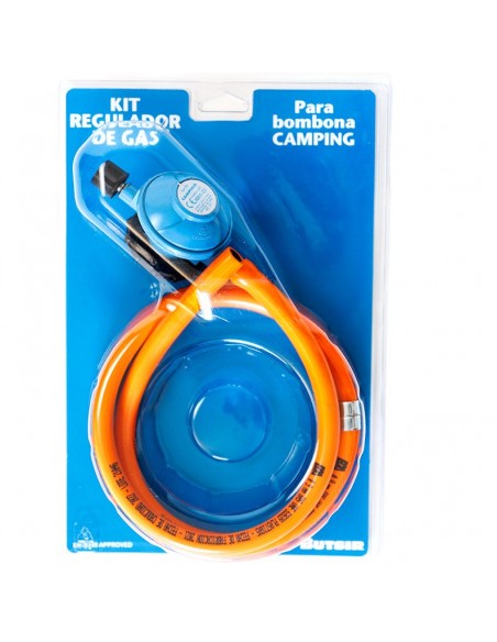 Kit regulador azul con manguera Butsir