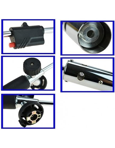 Ventilatore a gas lungo con ugello largo Butsir + 4 cartucce