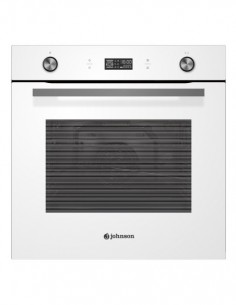 Horno 8 funciones multifunción Cristal Blanco 70l. Johnson