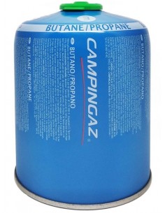 Cartucho de válvula Campingaz® con mezcla butano/propano de alto rendimiento.