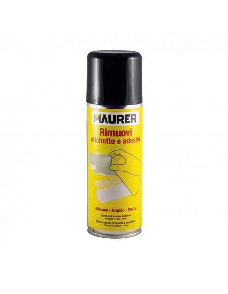 Spray eliminador de etiquetas y residuos de pegamentos Maurer 200 ml