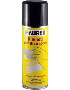 Spray eliminador de etiquetas y adhesivos Maurer 200 ml
