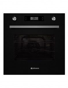 Horno 8 funciones Cristal Negro 70 Litros Johnson