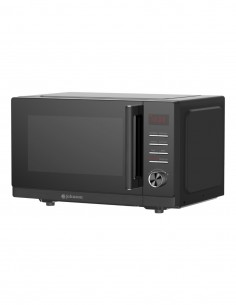 Microonde con Grill 25 litri di cristallo nero Johnson