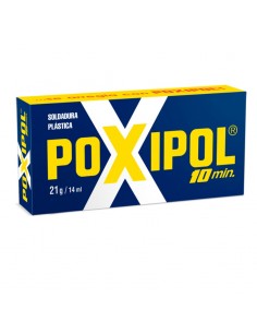 Pegamento Poxipol Soldadura Plástica 10 min gris 14ml