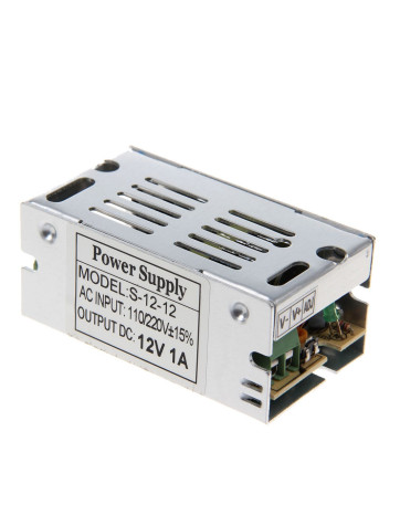 Alimentador chasis acero 12v. 1A