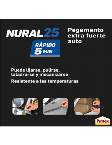 Pattex Nural 25 Pegamento extra fuerte automóvil adhesivo