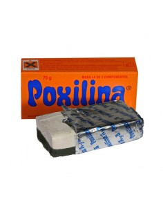 Poxilina masilla epoxi sellador sintético de 2 componentes 10 min 70 gr