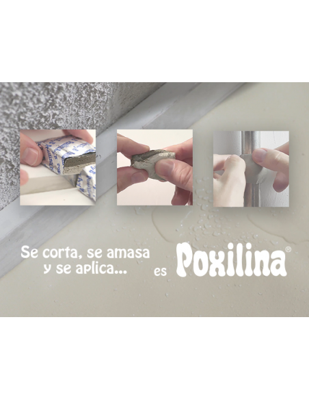 Poxillina masilla epoxi sellador sintético 2 componentes 10 min