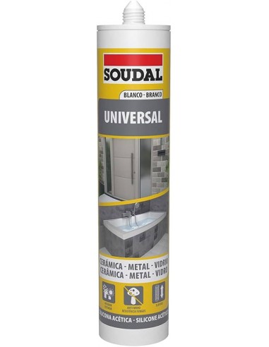 Silicona blanca universal 280ml SOUDAL