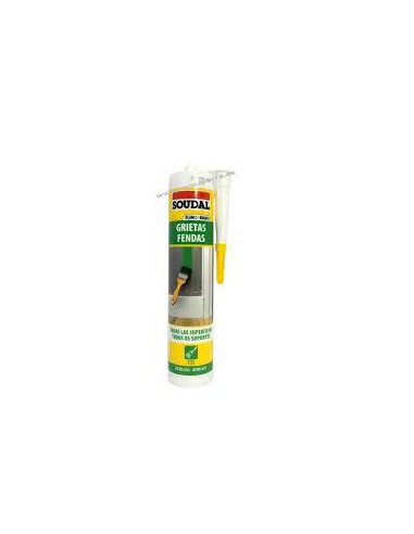 Sellador acrílico SOUDAL para grietas interior y exterior 290ml