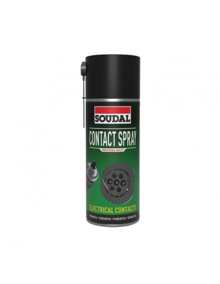 Spray limpiador de contactos eléctricos Soudal 400 ml Spray limpiador de contactos eléctricos Soudal 400 ml
