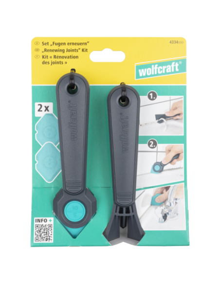 Gioco di rinnovo di giunzioni in acrilico o silicone Wolfcrafft