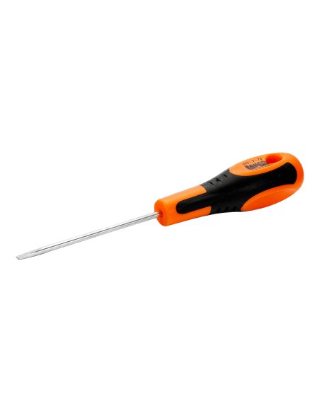 Destronillador 613 ranurado de punta plana con mango de goma 4x125