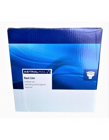 Distributore di compresse di cloro di galleggiamento Astralpool per piscine 17x15 cm