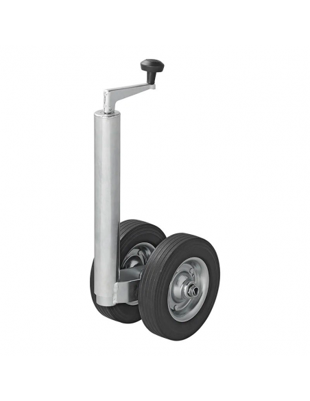 48 mm Doppelstützrad mit 200 x 50 mm Vollgummireifen ProPlus