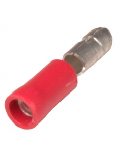 Isolierter männlicher zylindrischer Anschluss 1,5 mm² 4 mm