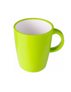 Taza grande 30cl de melanina Verde. Brunner