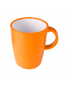 Taza grande 30cl de melanina Naranja. Brunner