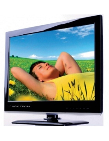 TV de tela plana HD de 24" com DVD