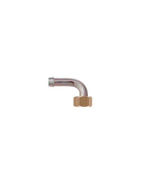 Racor curvo 1/2" latón con tuerca loca Racor curvo 1/2" latón con tuerca loca