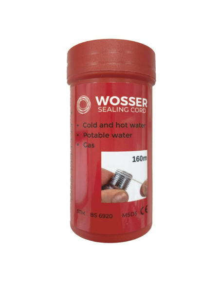 Teflón en hilo Wosser sellador de roscas 160 mt Teflón en hilo Wosser sellador de roscas 160 mt