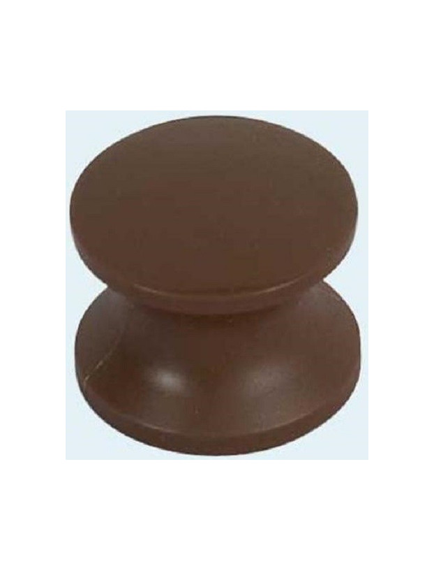 Box and brown threaded button for toilet door lock