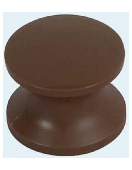 Box and brown threaded button for toilet door lock