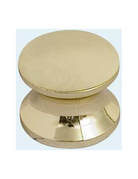 Bouton doré vissé pour la fermeture de la boîte (falleba).