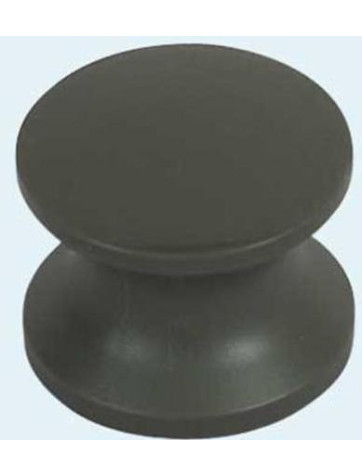 Bouton vissé noir pour fermeture de boîte (falleba).